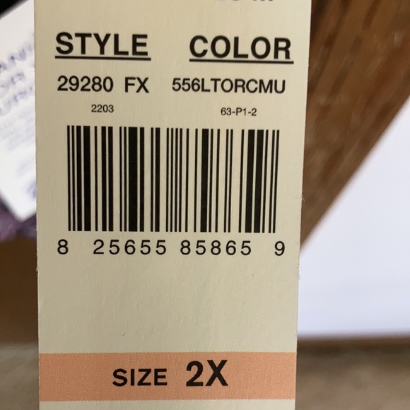 Ruby Rd paisley boho print pullover dress size 2X - Picture 16 of 16